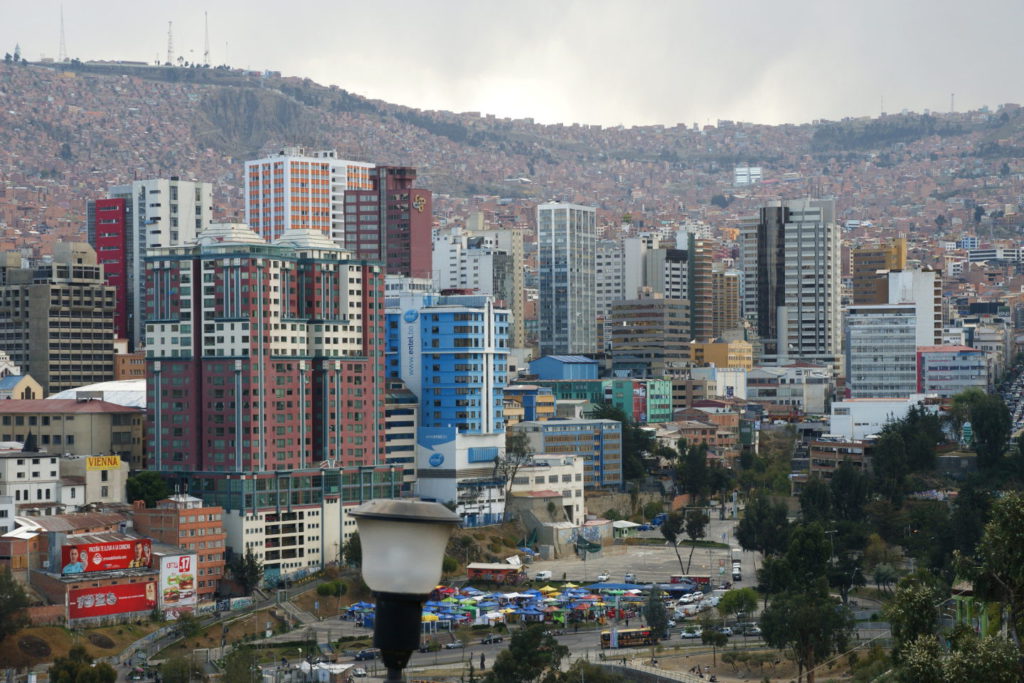 Stadtzentrum von La Paz