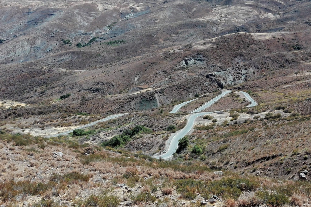 Die Serpentinen nach Lagunillas