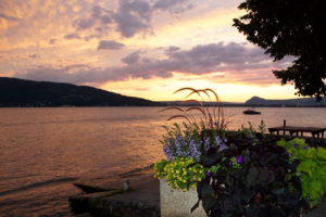 Abendstimmung am Lac d'Annecy