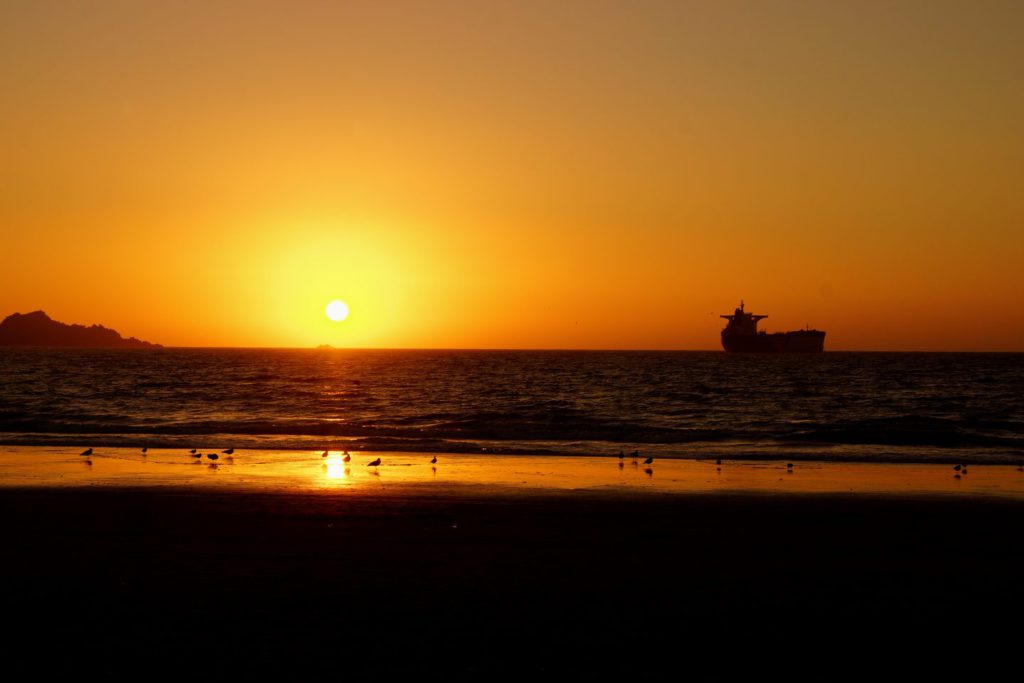 Sonnenuntergang in Coquimbo