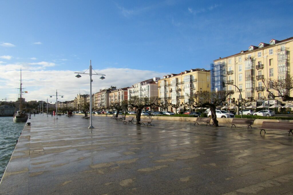 Uferpromenade in Santander