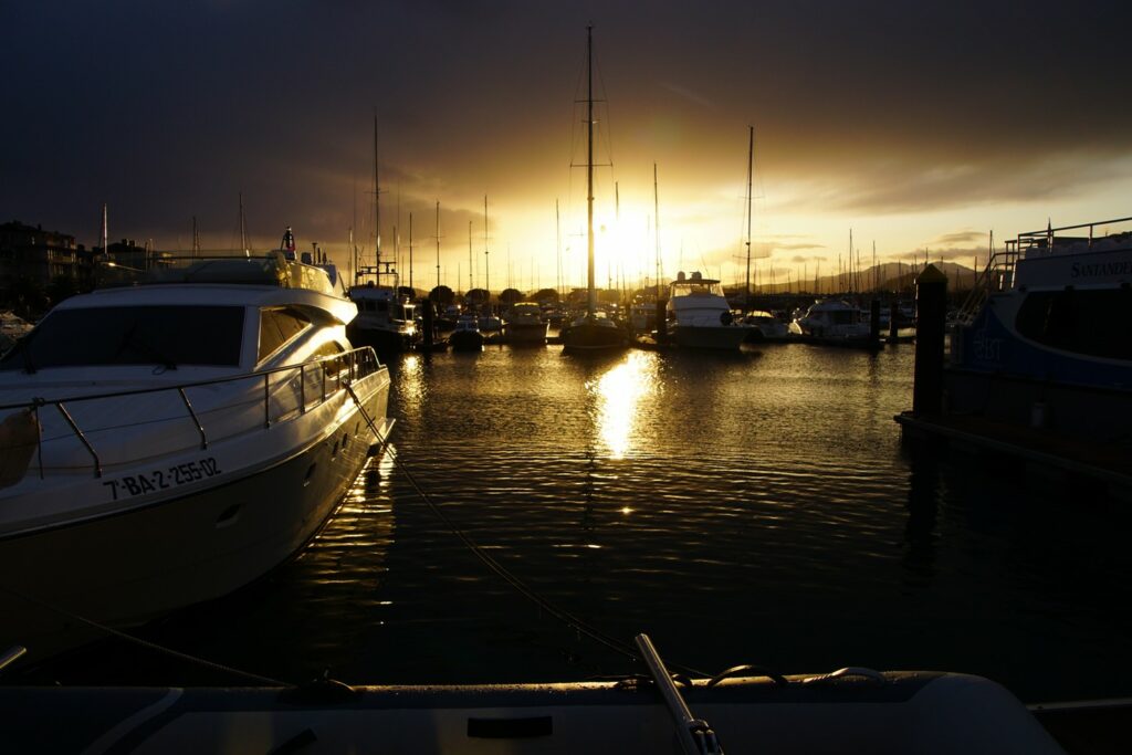 Sonnenaufgang in Santander